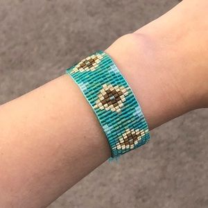 Miyuki Bracelet / woven beaded bracelet